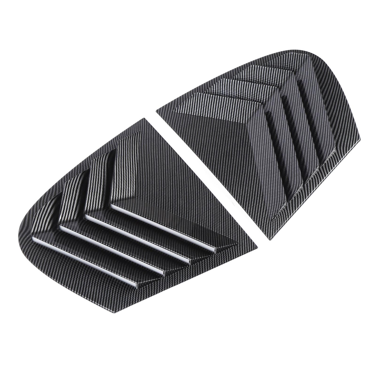 

Задние боковые жалюзи с рисунком под карбоновое волокно, спортивный стиль, воздухозаборник, жалюзи, ковш, накладки-козырьки, крутые