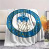 Coventry City Printed Flannel Blanket, Soft Throw for Bedroom Sofa, Washable, Christmas Present, Great Gift.