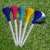 5 Pack Rubber Cushion Tees 3.4inch Random Practicing for Golfer