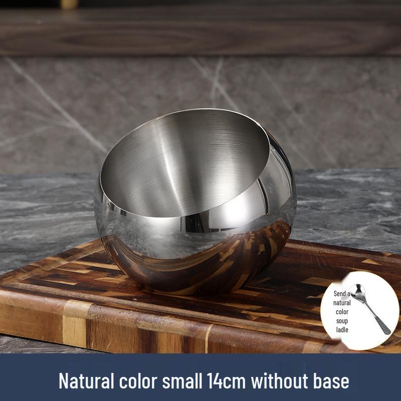 Stainless Steel Slanted Sauce Bowl with Lid for Hot Pot & Mala Tang