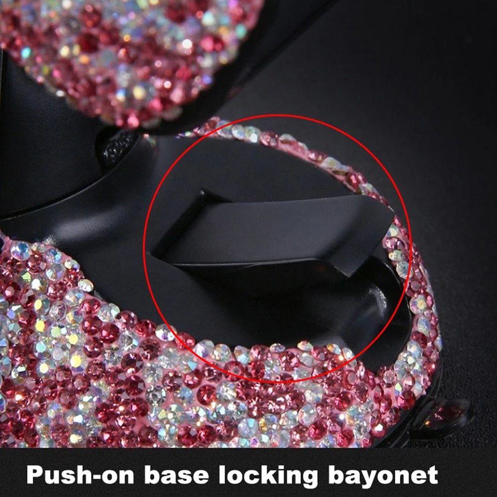 Windshield Phone Holder Crystal Rhinestones Crystal Phone Holder Dashboard Mounts Car Phone Holder