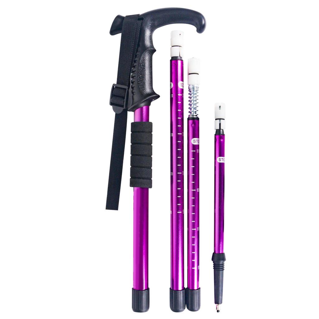 Outdoor Trekking Sticks Telescopic Walking Poles Aluminum Alloy