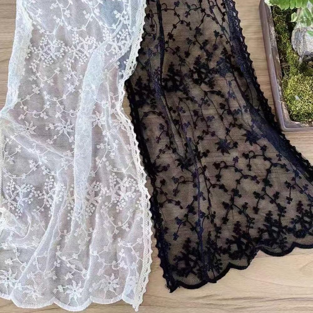 Long Sunscreen Shawl Retro Female Headscarf Versatile Women's Lace Scarf