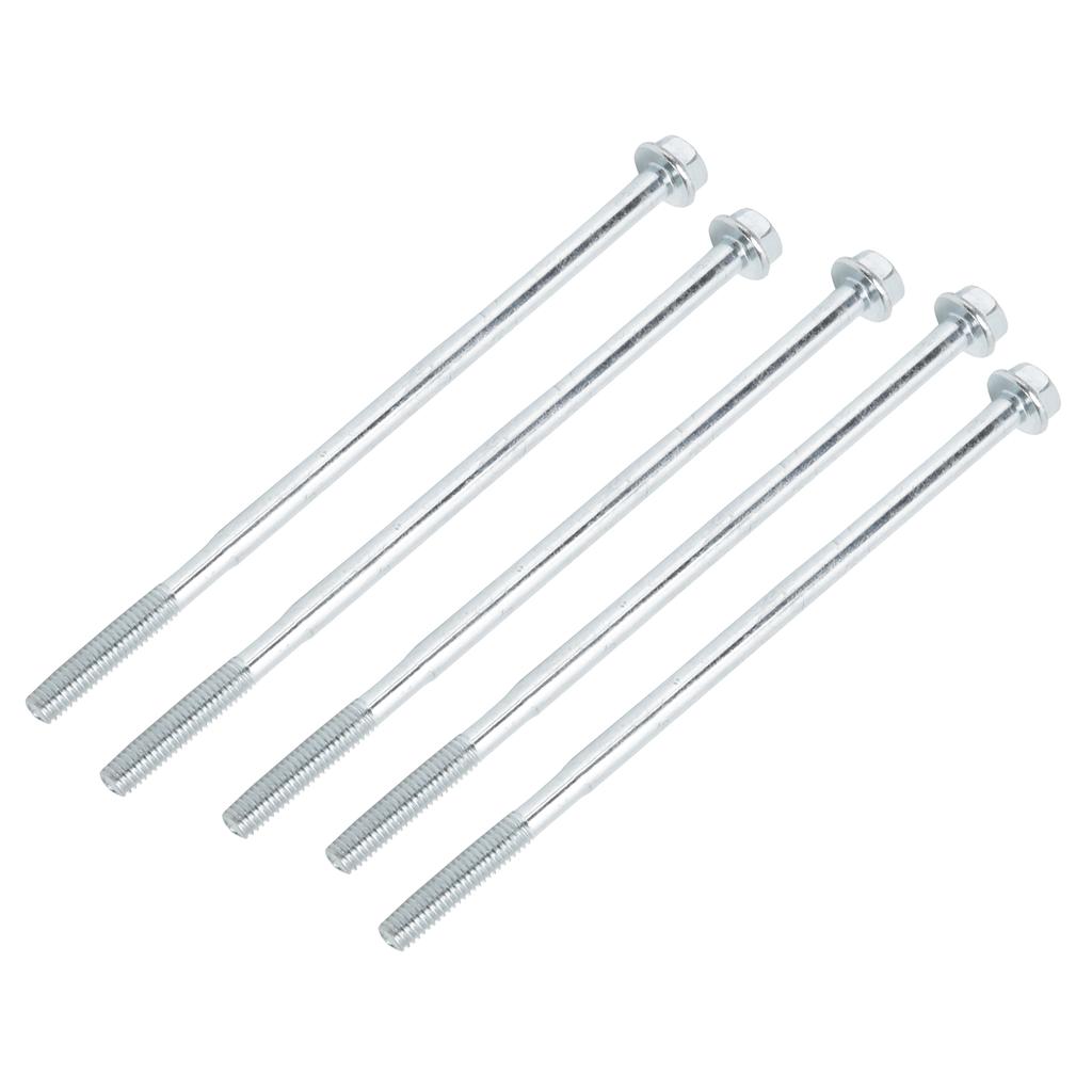 20 Stück Lange Sechskantschraube Flansch Flachkopfschraube Ersatz M6x135 Generator Beschläge