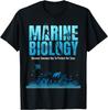 Marine Biology Protection Seas Scuba Diver Graphic Tee Soft Cotton T-Shirt Gift