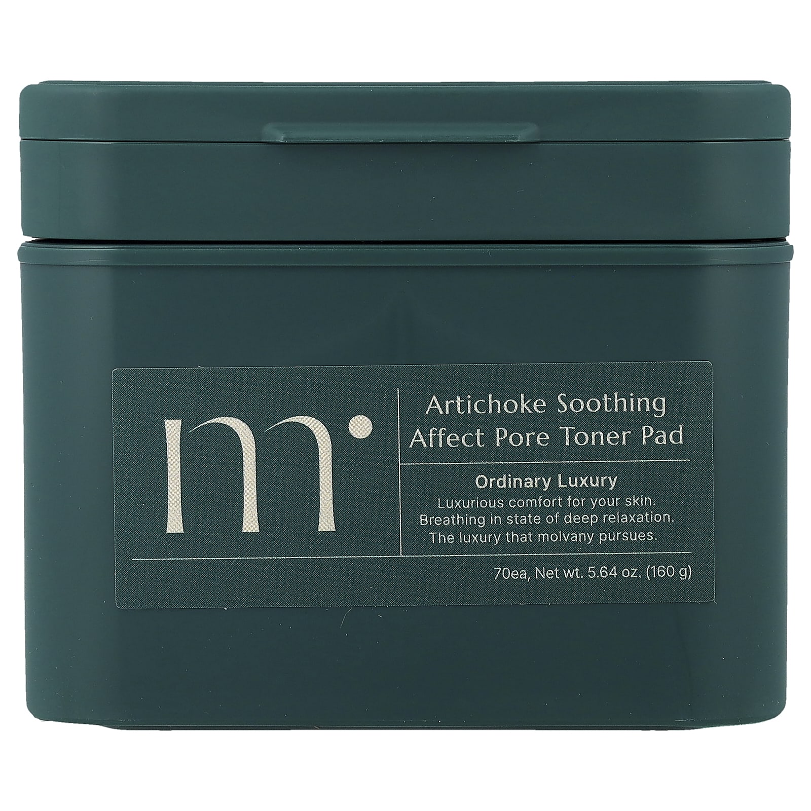 

Molvany, Artichoke Soothing Pore Toner Pads, 70 Sheets, 160g (5.64oz)