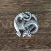 1Pcs Norse Dragon Legendry Sweden Scandinavian Viking Brooches Knots Jewelry Vintage Brochers For Women Men
