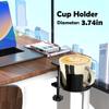 Drinking Cup Holder Clip Mugs Storage Rack Clip On Table AntiSpill Cup Holder Water Bottle Stand for Home Office