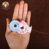 Number 0 Birthday Candle with Glitter and Heart Decorations for Cake Toppers Kids Party Baking Supplies