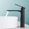 TLXT Tall Black Hot/Cold Basin Faucet