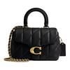 Coach Tabby Sheepskin One Shoulder Handbag Small Women's Black CCC12-B4BK