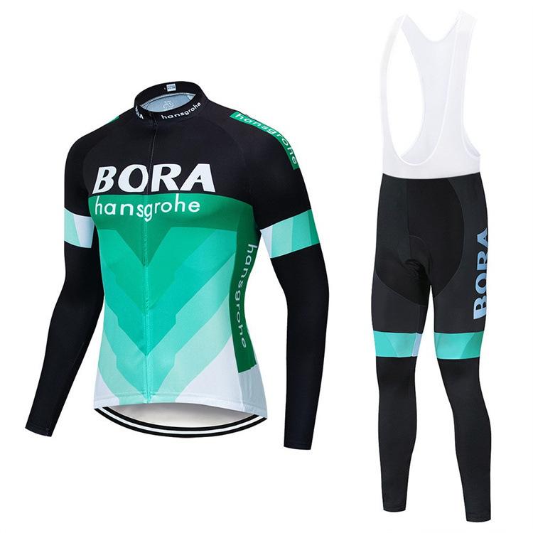 Cross-border bestseller: Spring and Autumn New Long Sleeve Long Pants, UV Protection Bicycle Sports Outdoor Cycling Wear Set Customization
