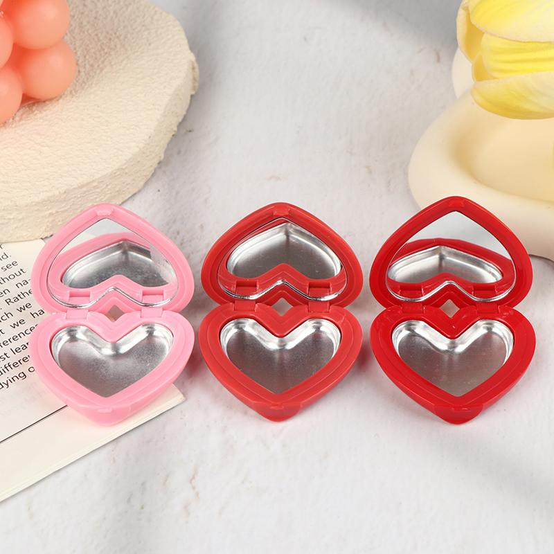 Love Lipstick Eye Shadow Powder Blusher Diy Subpackage Pressure Plate With Aluminum Disk Empty Lipstick Box Cosmetic Packaging