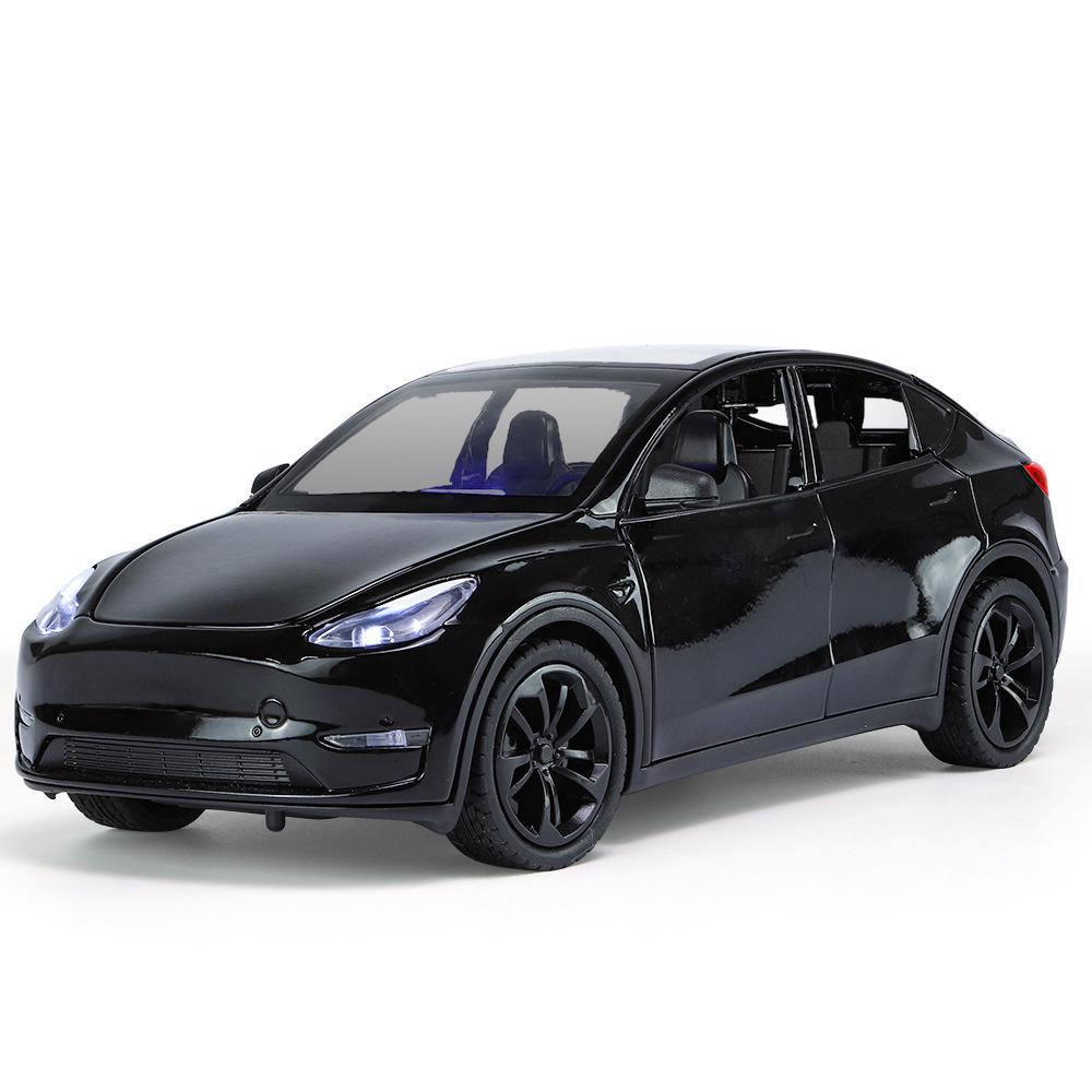 1:24 Tesla Alloy Car Model Simulation Toy - New Energy Vehicle for Kids