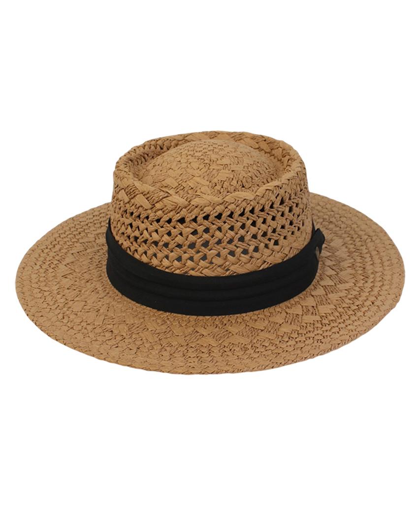 Yunibeosyeolkemiseuteuli Sanjose Bk Line Brown Panama Hat Panama Hat