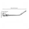 Socket Removal Tool 22mm Wrench LongHandle with Swiveling Head for Mechanics, Home