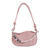Fashion Korean Version of Underarm Bag Women's 2025 New Casual Personalized Shoulder Bag Portable Foreign Beautiful Messenger Bag
