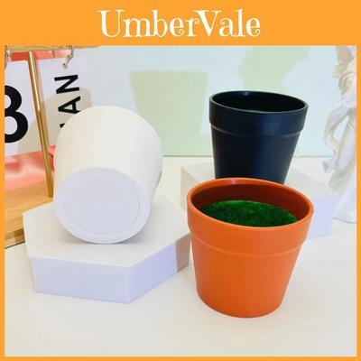 Classic Plastic Flower Pot With Foam Insert For Indoor Garden Decor