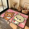 Cartoon R-Rilakkumas Carpet Bathroom Anti-slip Mat Door Mat Home Decoration Mat Entrance Door Mat Scratch-resistant Door Mat