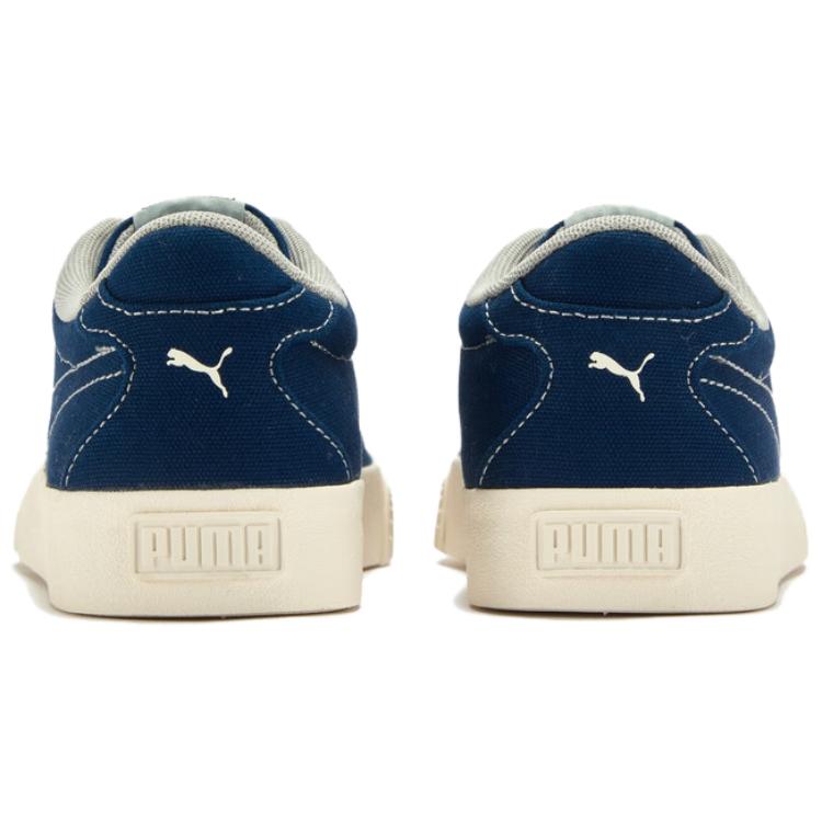 Puma IV-60 Canvas Stoff Bequem Vielseitig Dünne Sohle Langlebig Leicht Low-Top Skateschuhe Unisex Skateschuhe Blau 390425-09