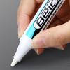 Not Easy To Fade White Permanent Paint Pen 0.7mm/1.0mm/.2.5mm Oily Marker Pen  Children Gift