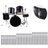 10 Stück Metall Trommel Spannschrauben Ersatz Trommel Festziehschrauben Bolzen Percussion Trommel Reparaturteile für Snare Bass