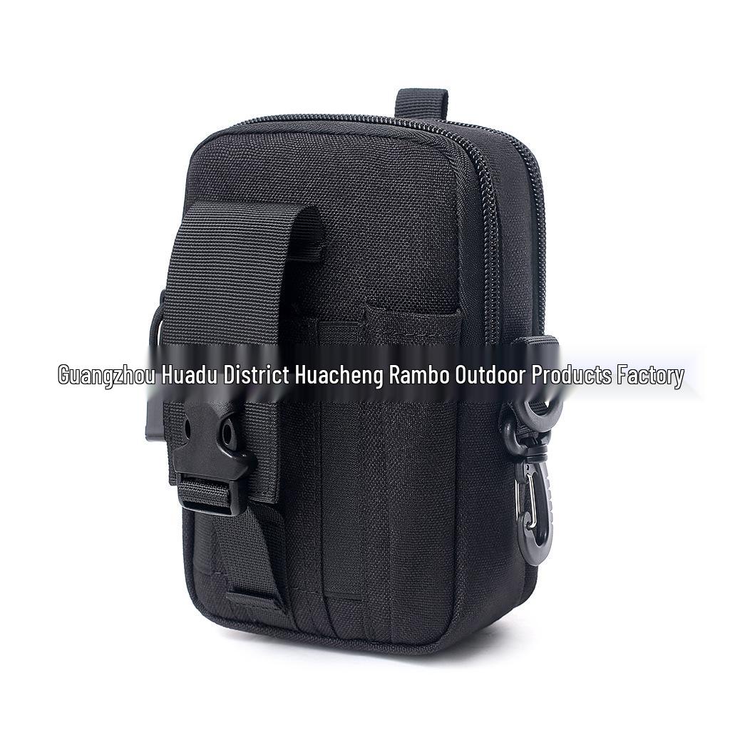 Camouflage Tactical Waist Pack for Phone and Coins - Military Style Hanging Bag