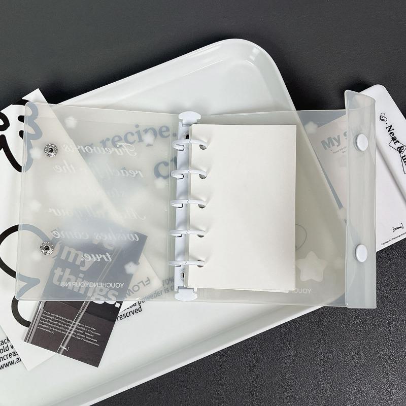 Simplicity M5 Size Binder Journaling Cover Korean Fashion Scrapbook Notebook Case Planner Inner Page Cover Student Supplies