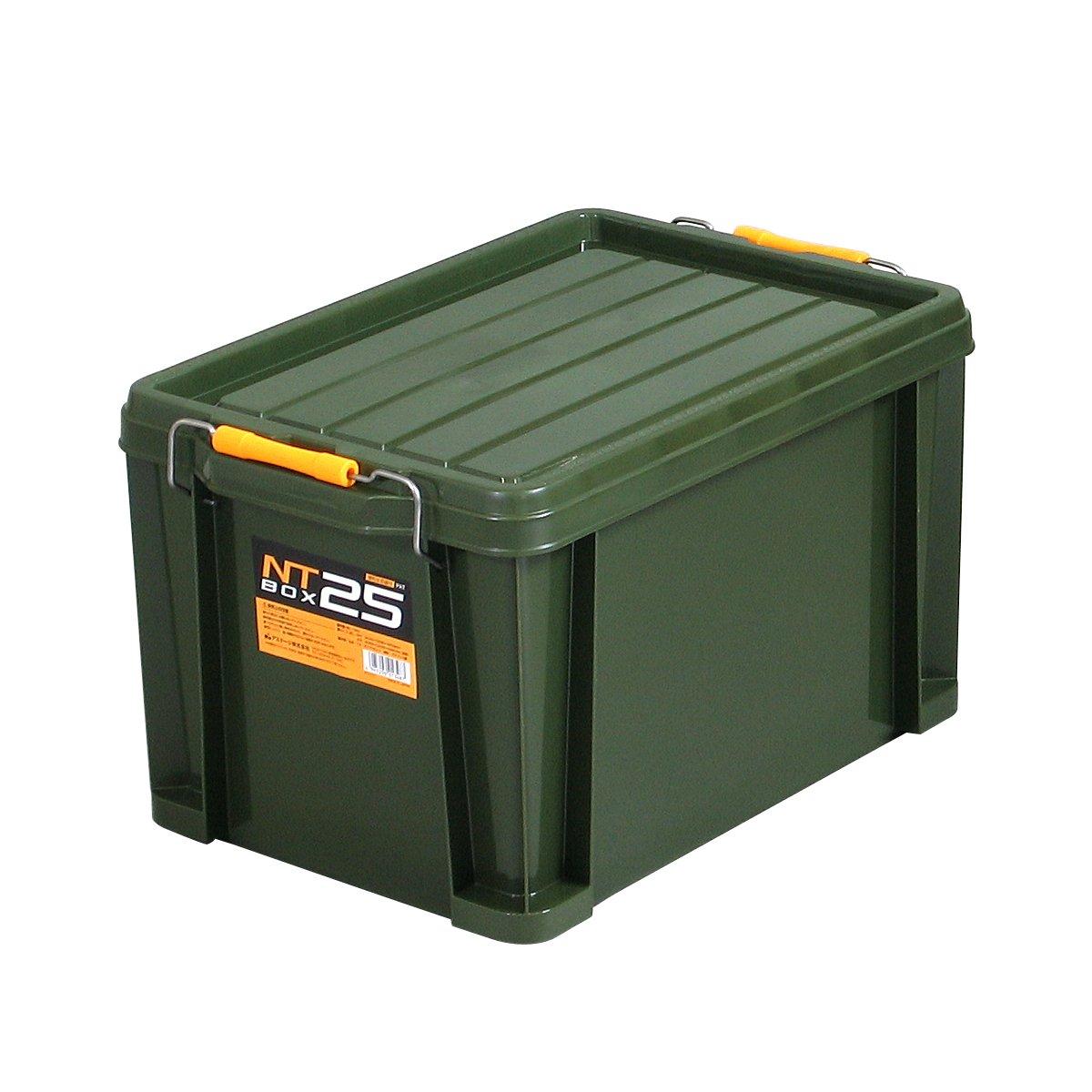 

JEJ Astage Storage Box Made in Japan Buckle Container Box Stacking Disaster Prevention Width x Depth 44 x Height 26cm [NT #25] 29.5