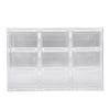 9 Grids Daily Contact Lens Organizer Disposable Contact Lens Dispenser Earrings Hairpins Storage Box Transparent
