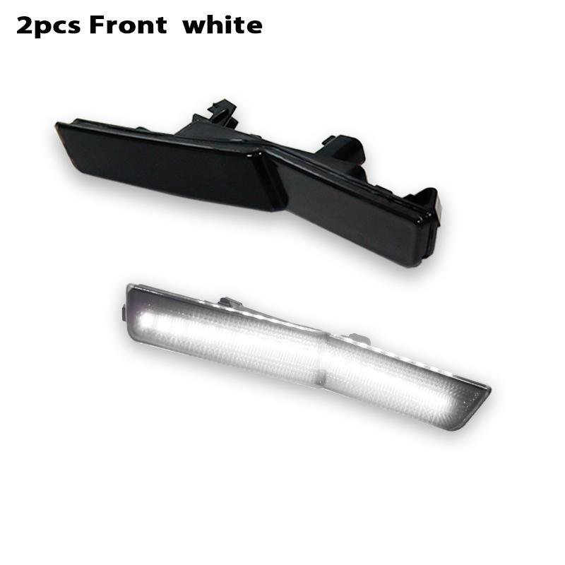 4pcs Car Lamp For 2015-2022 Dodge Challenger SRT Hellcat Widebody  Front & Rear Side Marker Lamps ,Turn Signal Parking