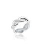 Lloyd Twist Layered Silver Ring Llrs50412S