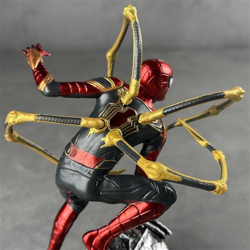 Marvel Spider-Man No Way Home Iron Spider Suit Figure 2 Poses Optional Collectible Model