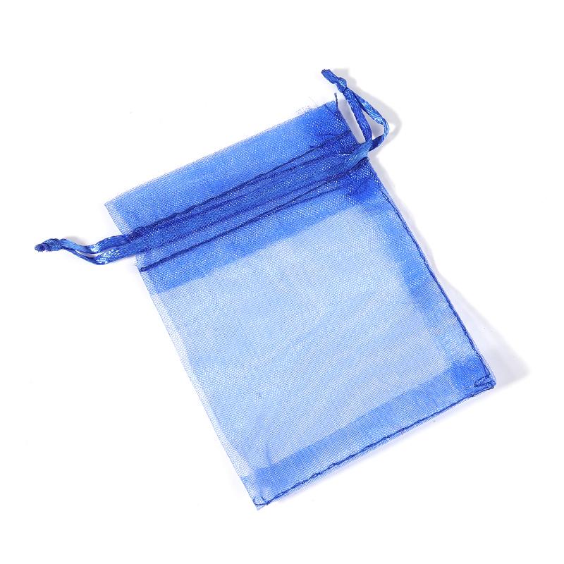 10pcs Adjustable Organza Bags 7x9cm Jewelry Packaging Bags Wedding Birthday Drawstring Pouches Christmas Gift Bags