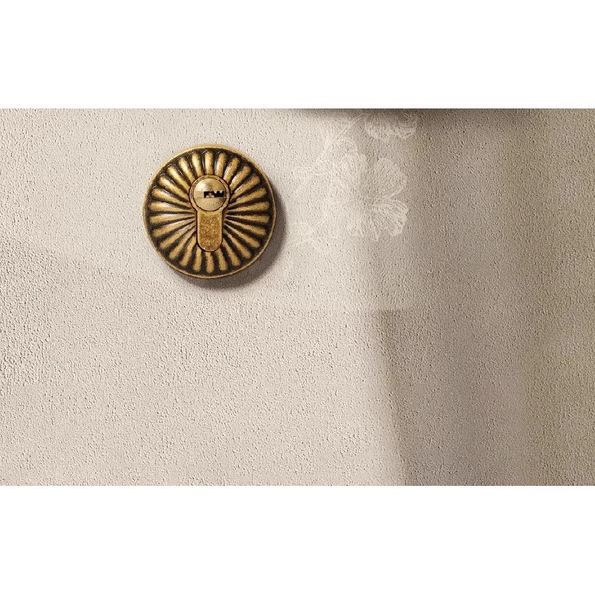 Luxury French Sunflower Yellow Bronze Bedroom Door Lock Indoor Door Handle Silent Split Lock Retro American Wooden Door Lock