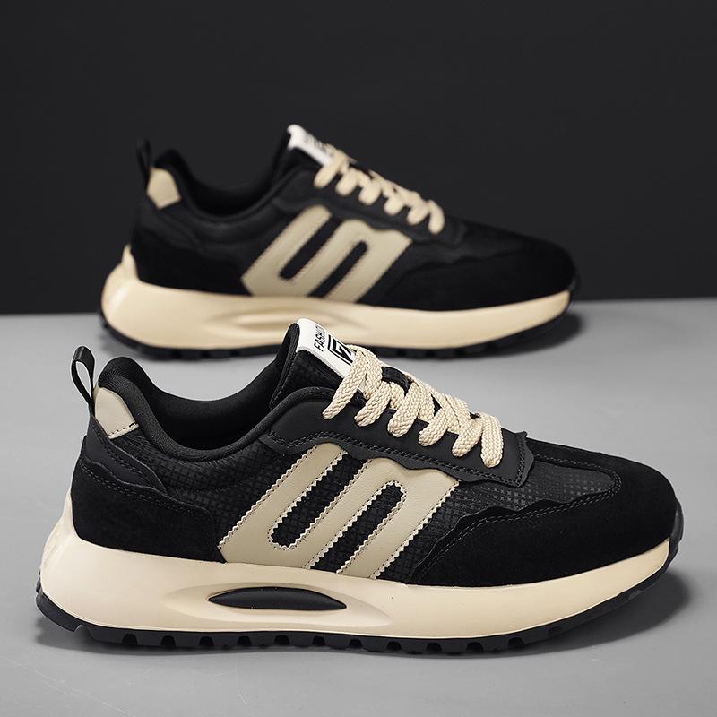 Forrest Gump Men's 2025 Spring Running & Casual Height-Boost Dad Shoes with Versatile Thick Sole