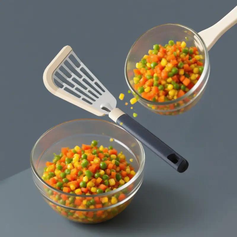 1PCS Multifunctional Silicone Striped Fish Steak Spatula Heat-resistant Non-stick Omelette Spatula Omelette Fish Spatula