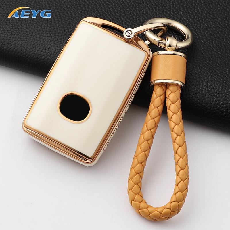 Fashion Soft Tpu Car Key Case Cover Shell Fob For Mazda 3 Alexa Cx30 Cx-4 Cx5 Cx-5 Cx8 Cx-8 Cx-30 Cx9 Cx-9 Keychain Accessories