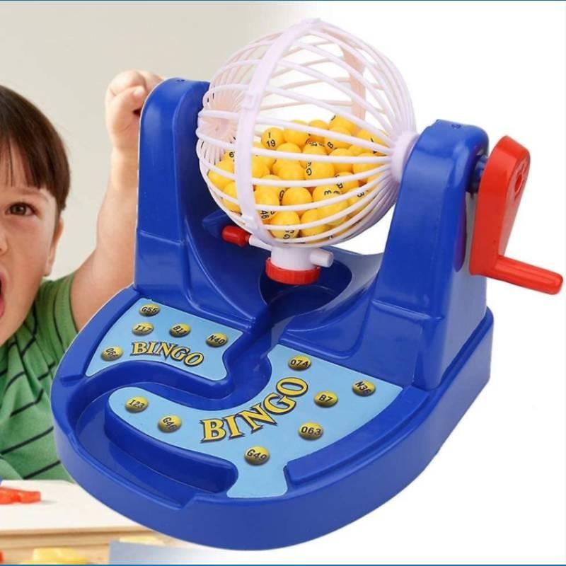 Maschine Lotteriezahl Kugel Bingo Spielzeug für Kinder Geschenke und lustige Interaktion