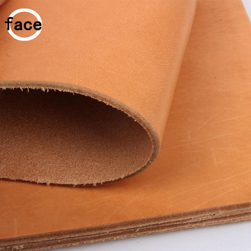 5mm whole sheet of pure hard thickened top layer cowhide material, handmade DIY genuine leather, edge material, vegetable tanned