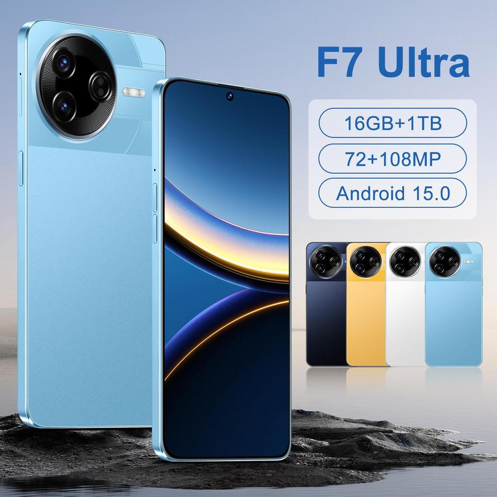 Smartphone F7 Ultra HD, Large Screen, 16GB+1TB, Android