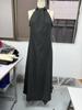 European and American spring and summer new women's off-the-shoulder sleeveless cross-over dress women's clothing