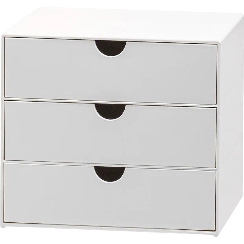 Creative Desktop Drawer Style Storage Box, Office Collection and Organizing Cabinet