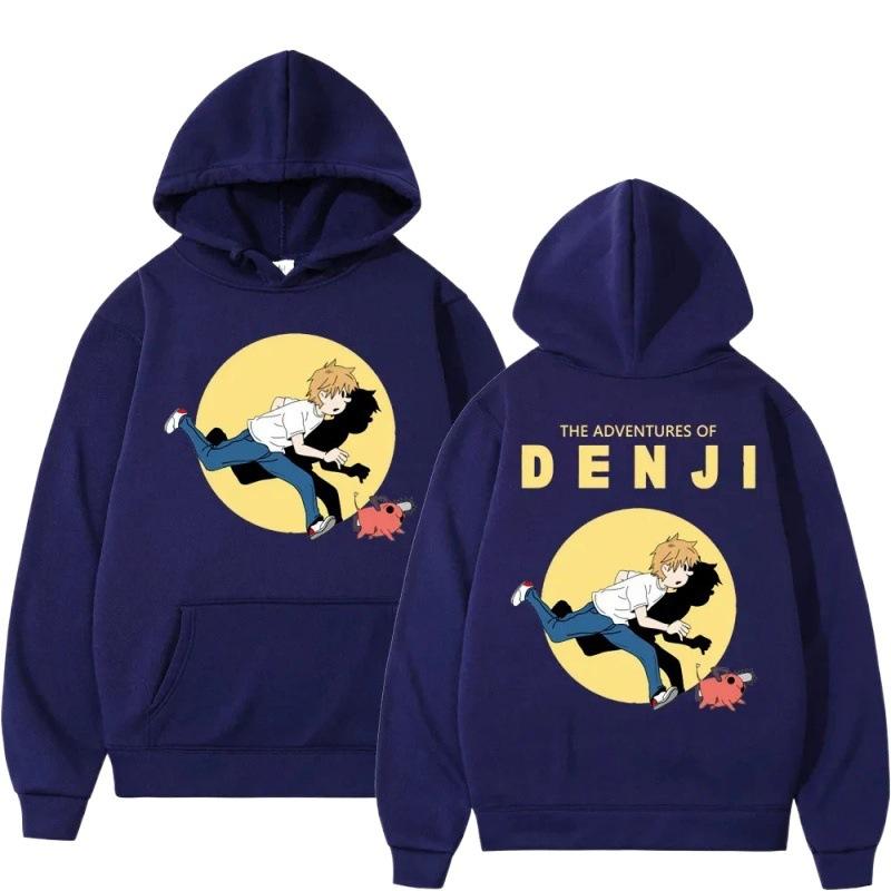 Chainsaw Man Animation New Hoodies Print Fashion Sweatshirt Casual Unisex Autumn Winter Fleece Streetwear Tops Sudaderas