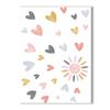 Child Canvas Print Pink Cartoon Cloud Sun Rainbow Wall Art Painting Nursery Poster Nordic Wall Pictures For Baby Kids Room Decor