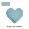 Customizable Heart-Shaped Leather Bookmark with PU Leather and Logo Personalization