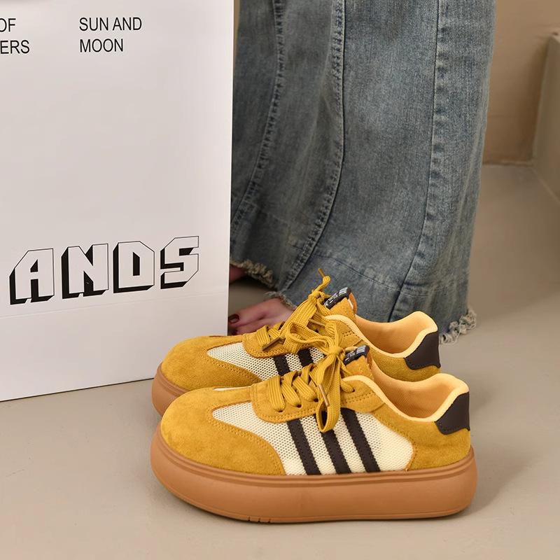 

Dexun shoes women s new platform shoes versatile white shoes sports shoes women s shoes casual board shoes women s comfortable and light 40 жёлтый