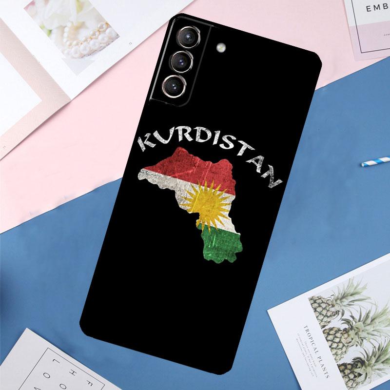 Kurdistan Flagge Hülle Für Samsung Galaxy S25 Ultra S24 S23 S22 S21 Ultra S9 S10 Plus S23 FE S25 FE Rückabdeckung