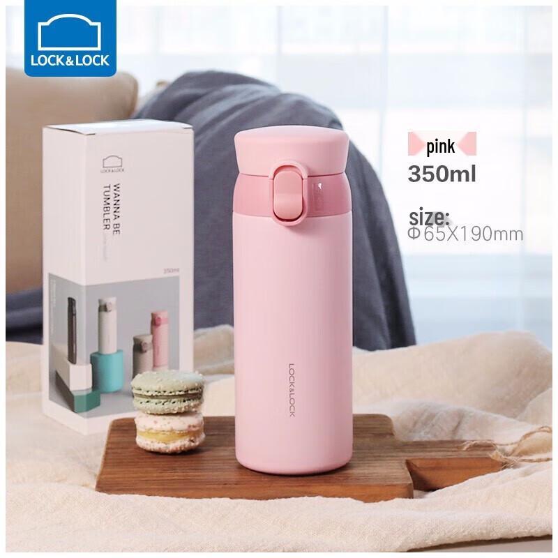 LocknLock Aspiration Series 316SS Flip-Top Insulated Mug