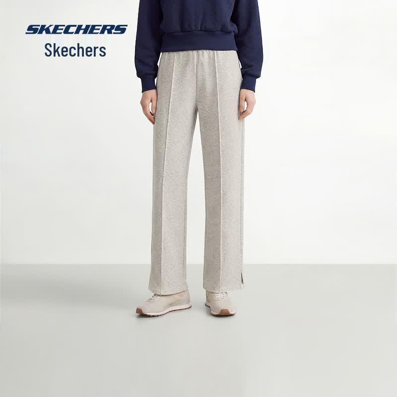 Skechers Women's Wide-Leg Casual Knit Trousers